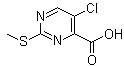 5-Chloro-2-(methylthio)pyrimidine-4-carboxylic acid